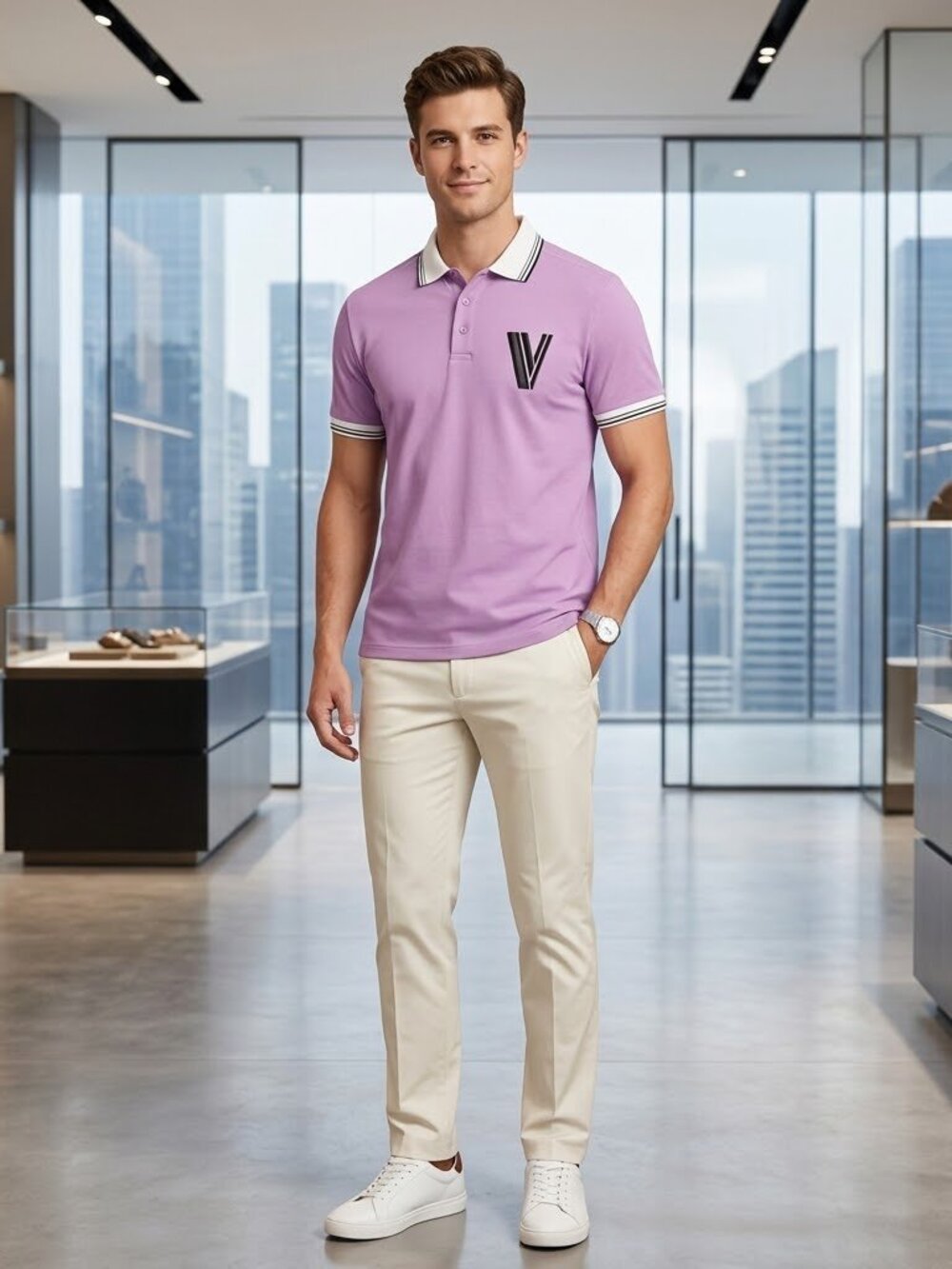Versace short sleeve Polo